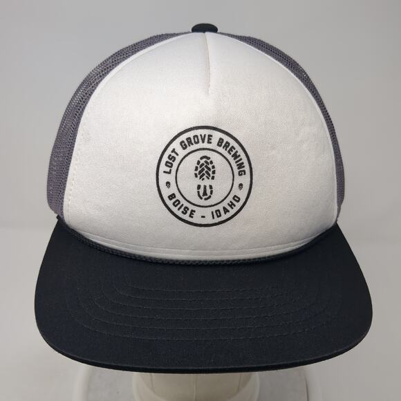 Lost Grove Brewing Snapback Rope Trucker Hat Multi One Size Mesh Back - Picture 2 of 9